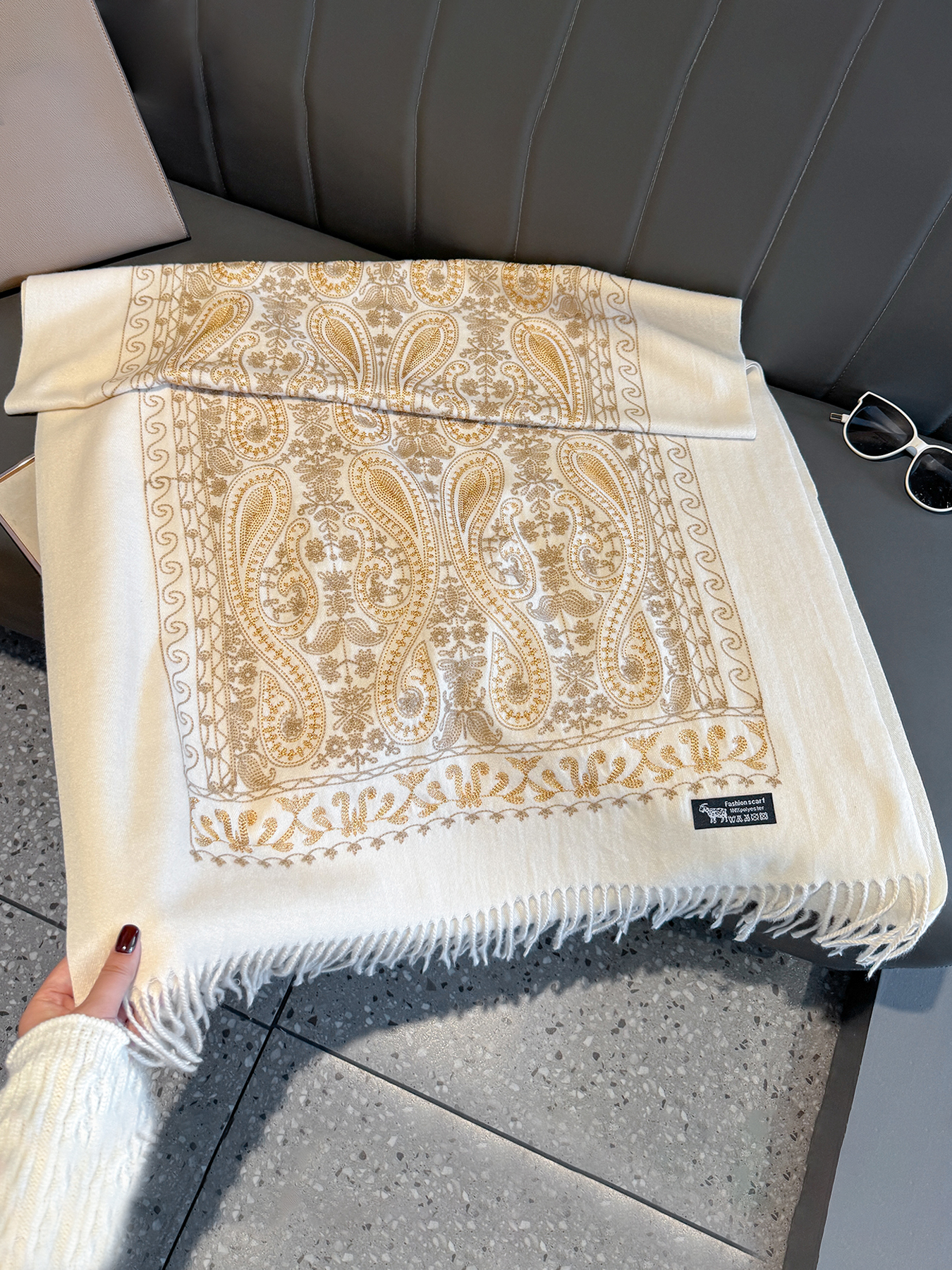 Luxury Thick Warm Paisley Pash - Cashmere Throw Blanket recension och pris