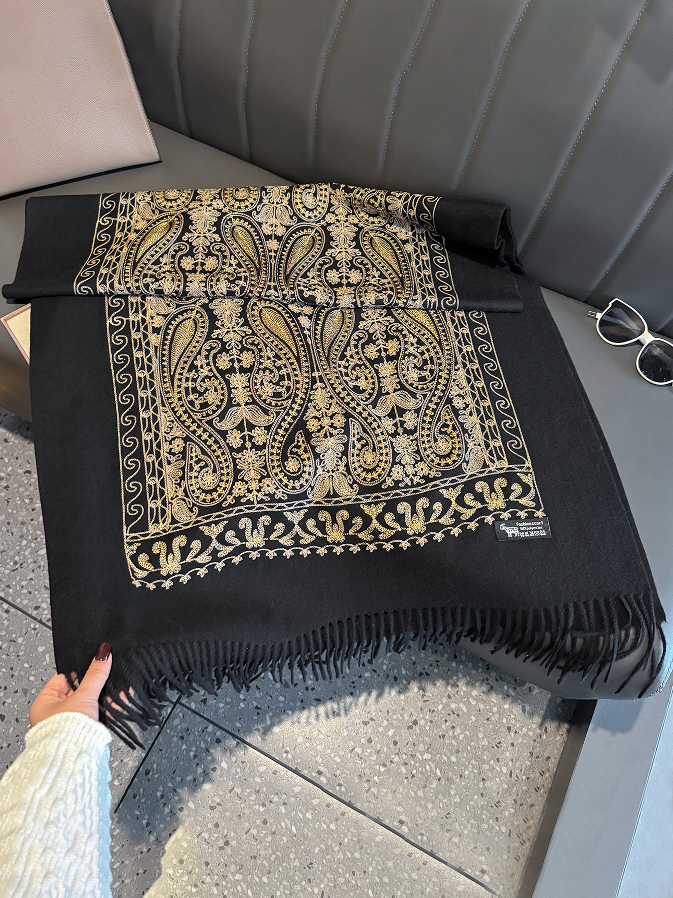 Luxury Thick Warm Paisley Pash - Cashmere Throw Blanket recension och pris