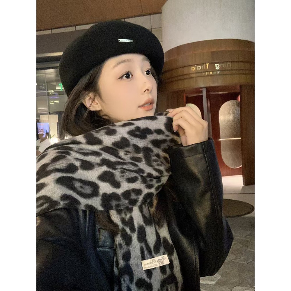 190*70CM Design Leopard Scarf  - Cashmere Throw Blanket recension och pris