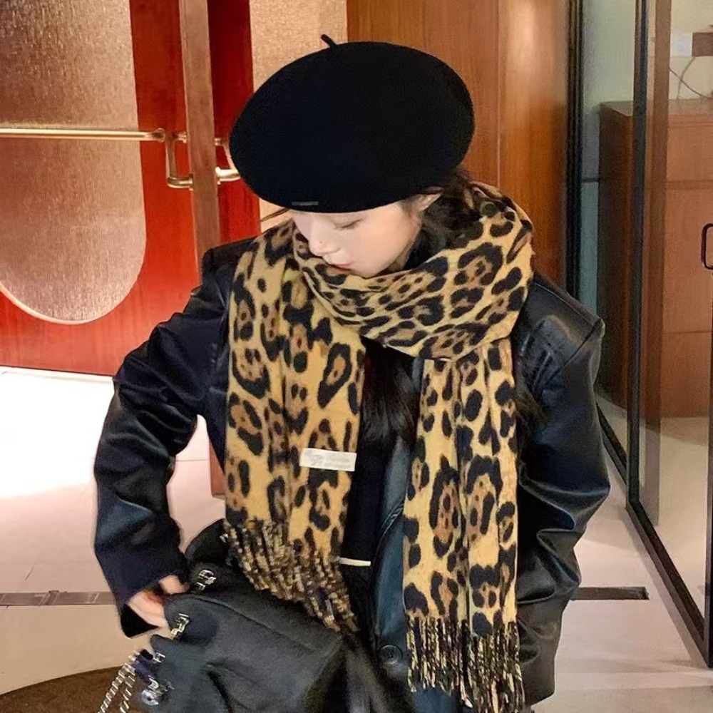 190*70CM Design Leopard Scarf  - Cashmere Throw Blanket recension och pris