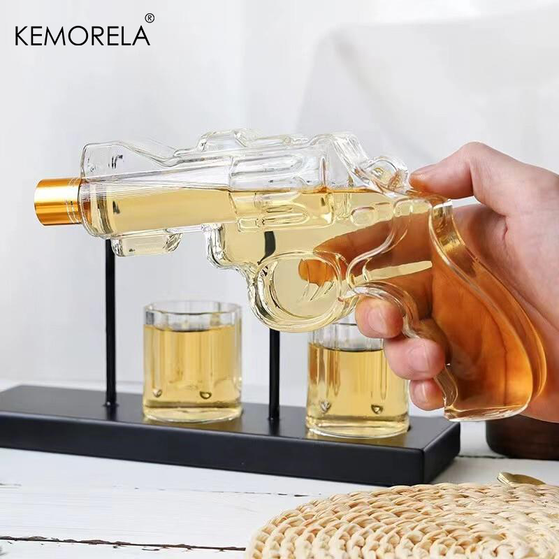 KEMORELA Revolver Glass Decant - Glass Decanter Whiskey recension och pris
