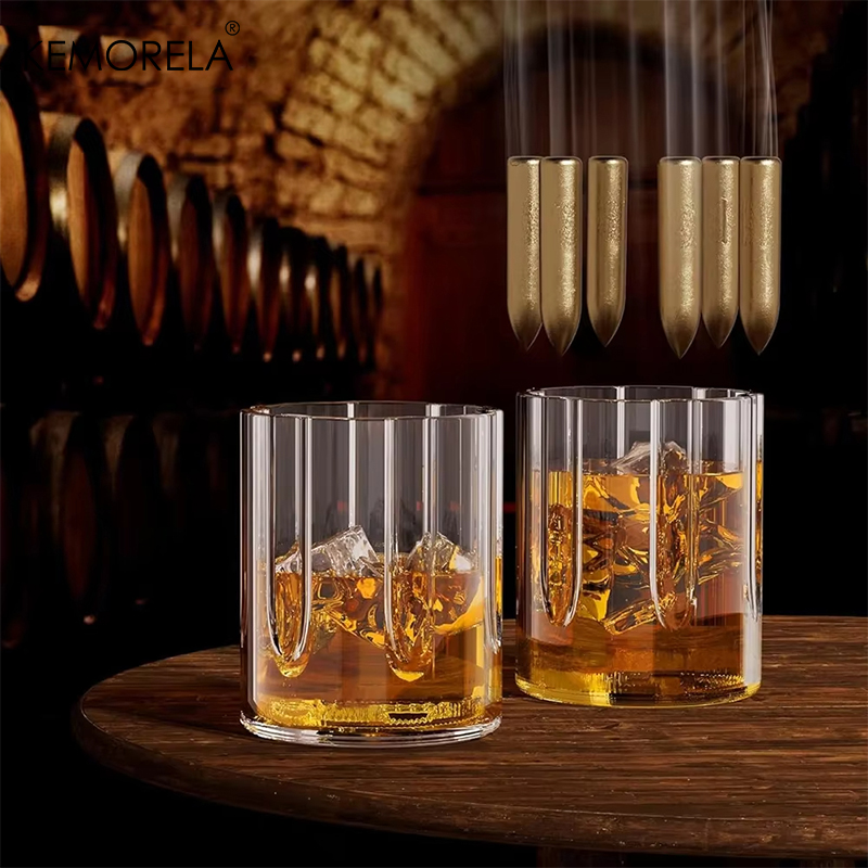KEMORELA Revolver Glass Decant - Glass Decanter Whiskey recension och pris