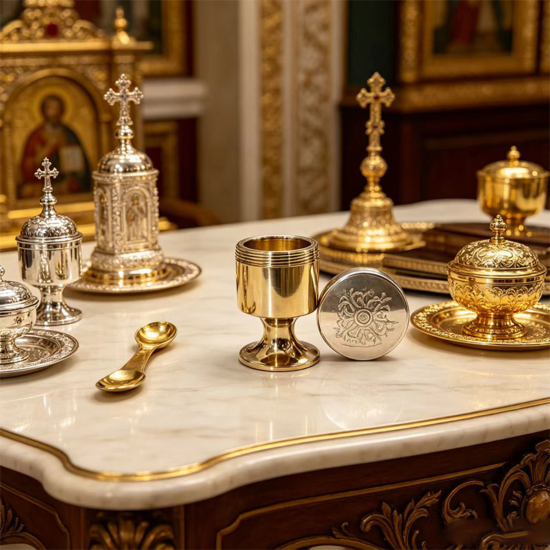 New 2026 Orthodox Travel Chali - Gold Cutlery Flatware recension och pris