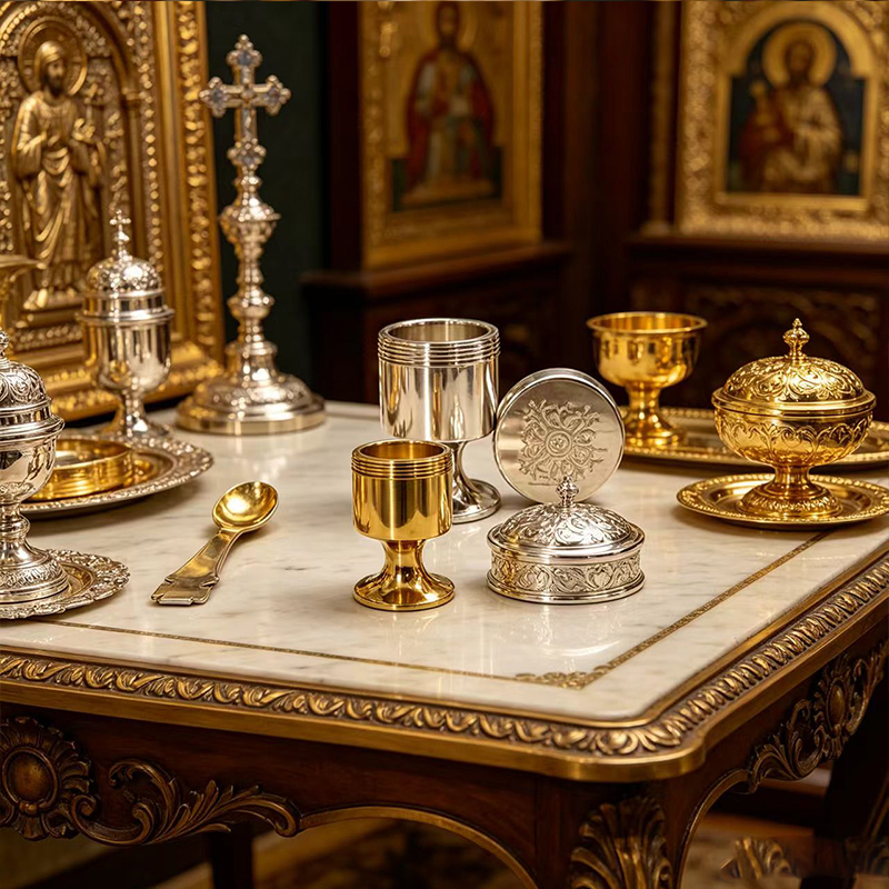 New 2026 Orthodox Travel Chali - Gold Cutlery Flatware recension och pris