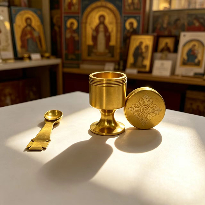 New 2026 Orthodox Travel Chali - Gold Cutlery Flatware recension och pris