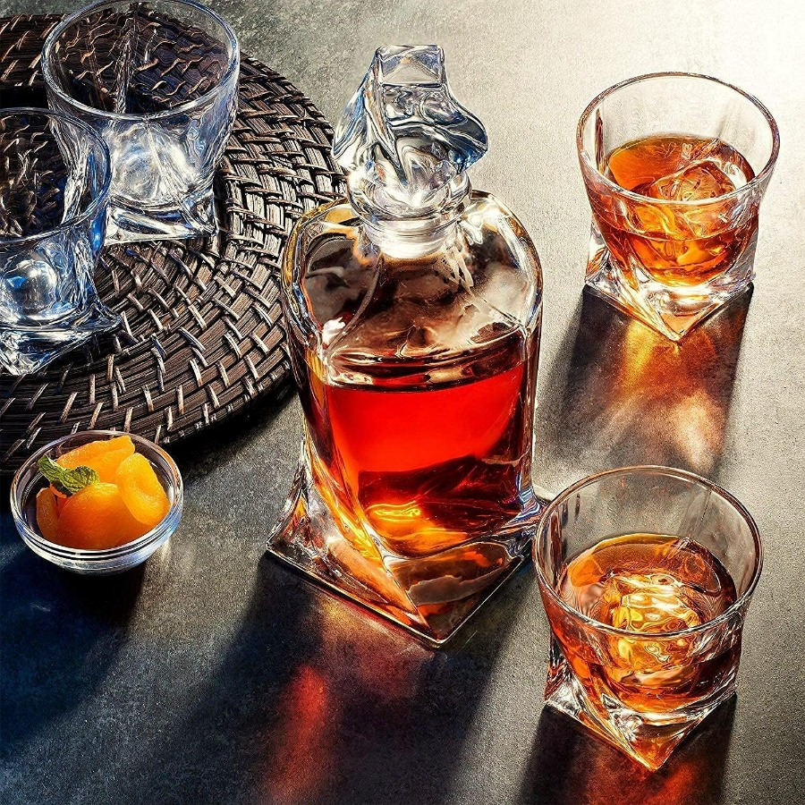 LeadFree Crystal Glass Whiskey - Glass Decanter Whiskey recension och pris