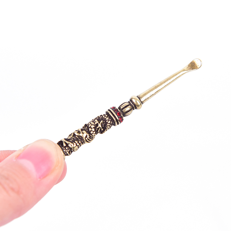 Pure Copper Ear Pick Gold Fill - Gold Cutlery Flatware recension och pris