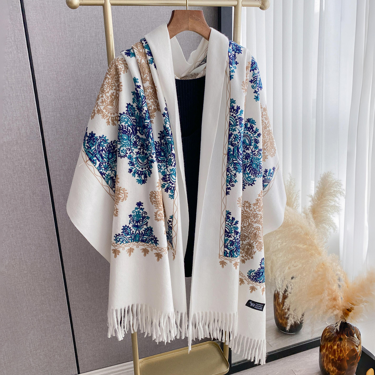 Women Fashion Winter Warm Cash - Cashmere Throw Blanket recension och pris