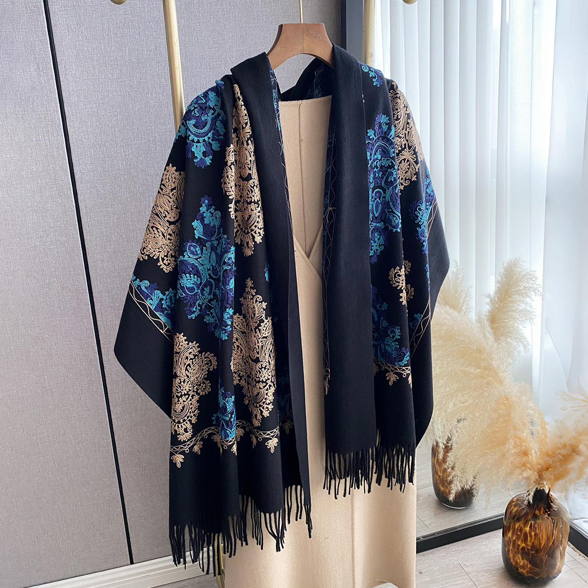 Women Fashion Winter Warm Cash - Cashmere Throw Blanket recension och pris