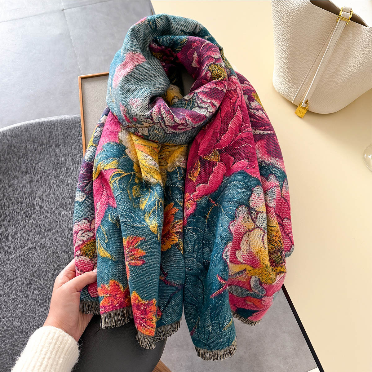 Warm Cashmere Scarf Women Shaw - Cashmere Throw Blanket recension och pris