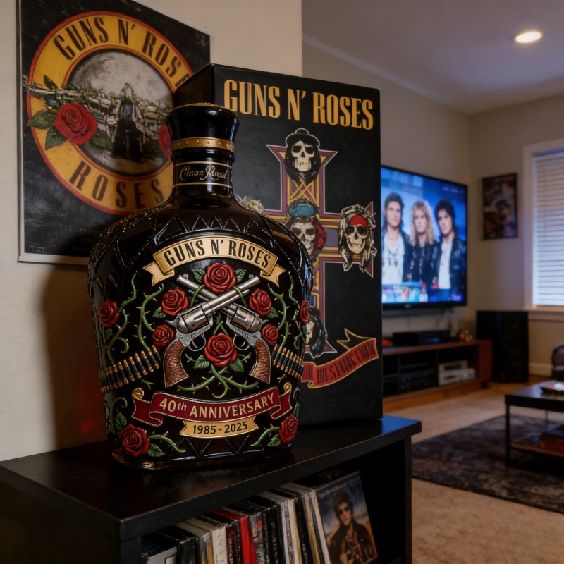 Guns N' Roses 40th Anniversary - Glass Decanter Whiskey recension och pris