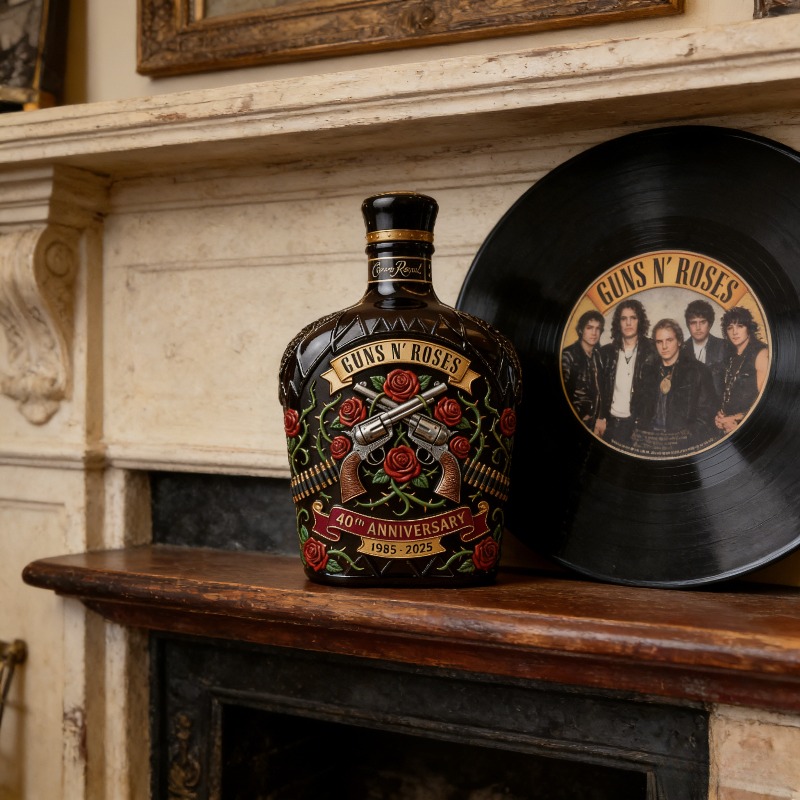 Guns N' Roses 40th Anniversary - Glass Decanter Whiskey recension och pris