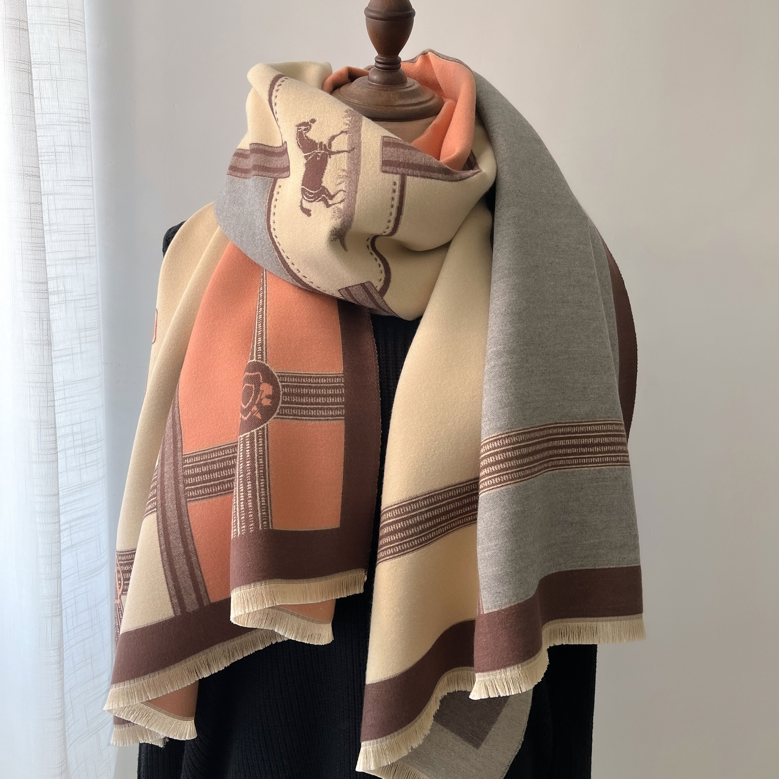 Winter Cashmere Scarf Women Lu - Cashmere Throw Blanket recension och pris