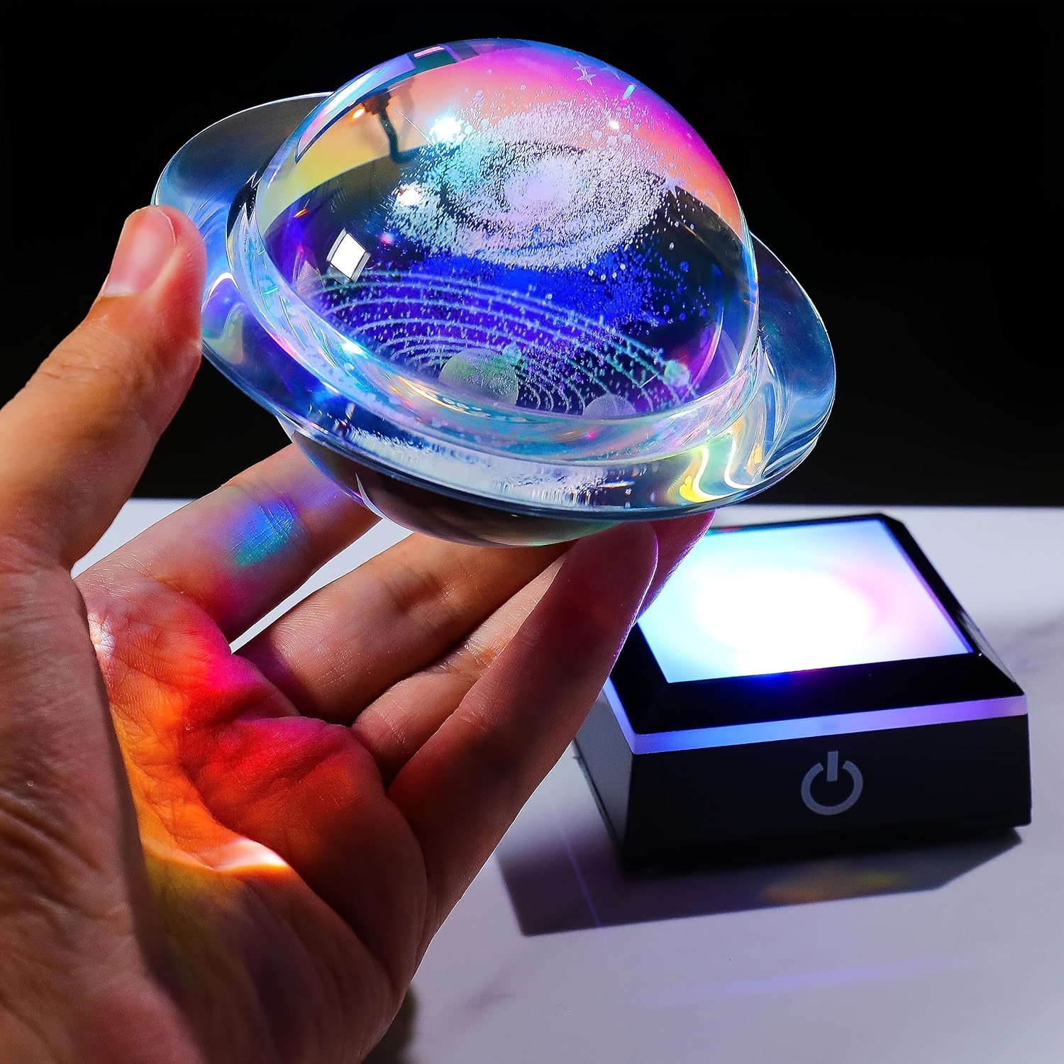 3D Solar System & Galaxy Cryst - Crystal Ball Decor recension och pris