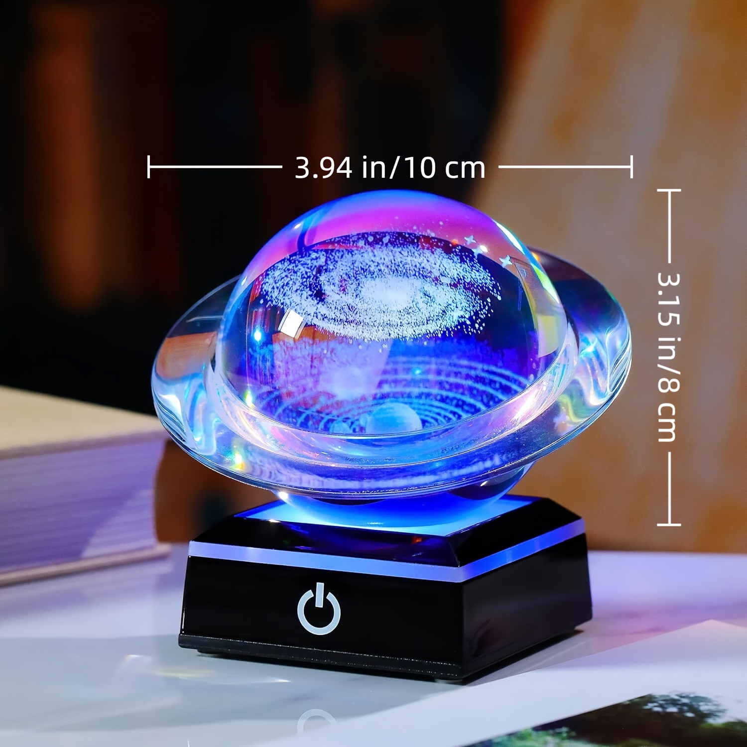 3D Solar System & Galaxy Cryst - Crystal Ball Decor recension och pris