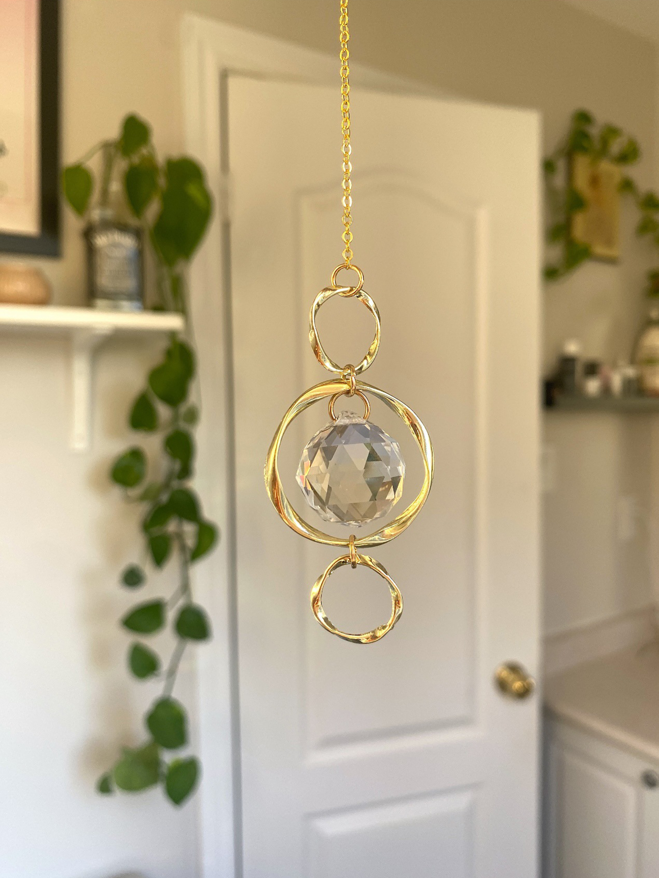 Crystal Suncatcher Hanging Dec - Crystal Ball Decor recension och pris