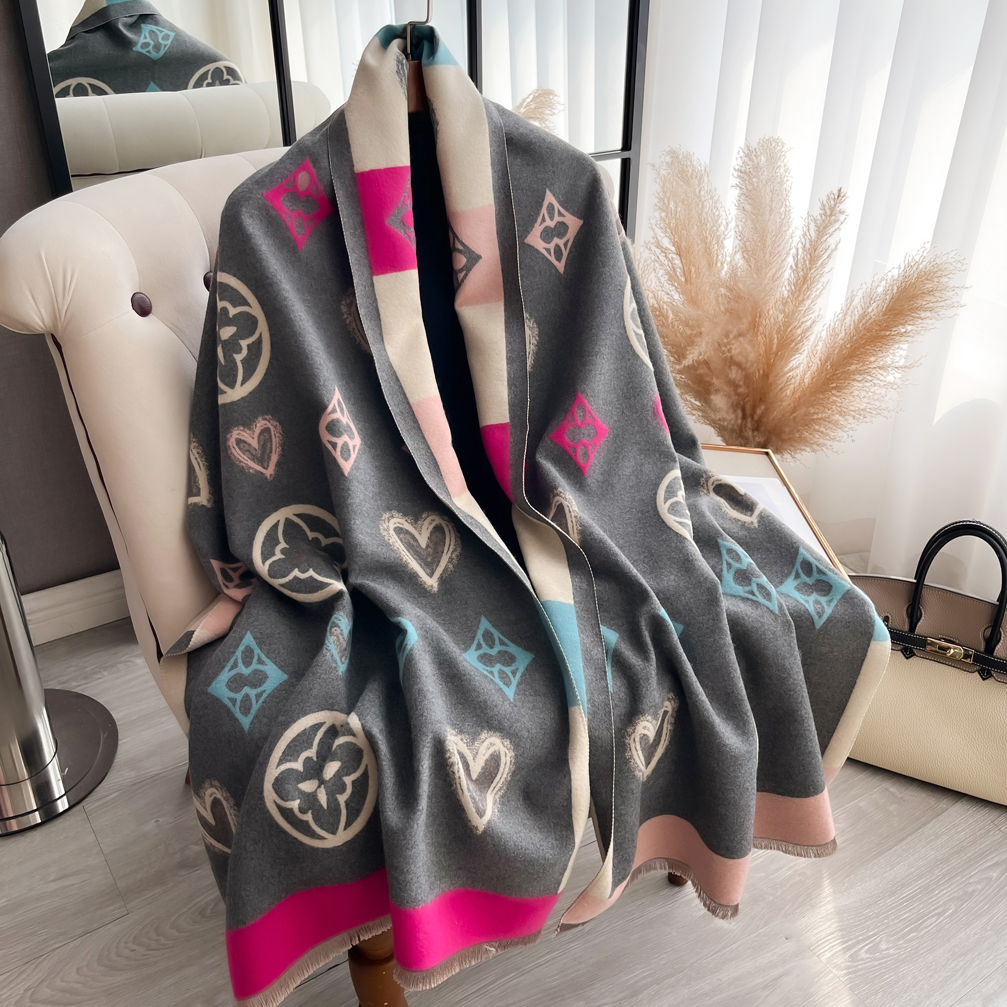 Luxury Cashmere Love Scarf Win - Cashmere Throw Blanket recension och pris