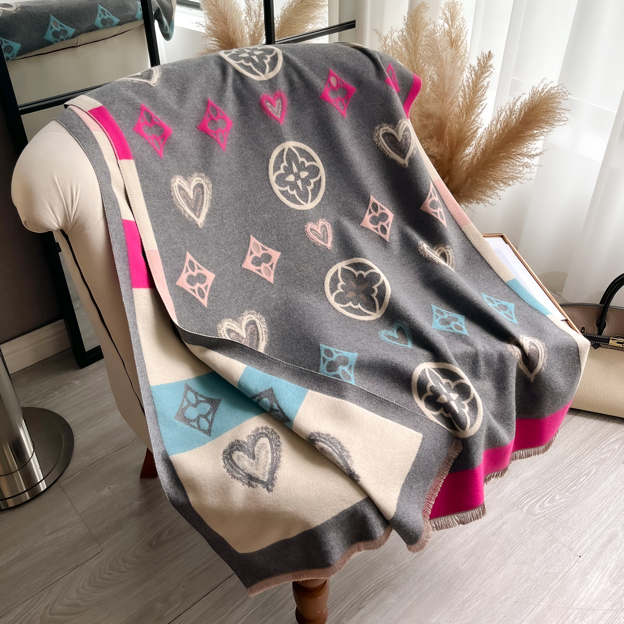 Luxury Cashmere Love Scarf Win - Cashmere Throw Blanket recension och pris