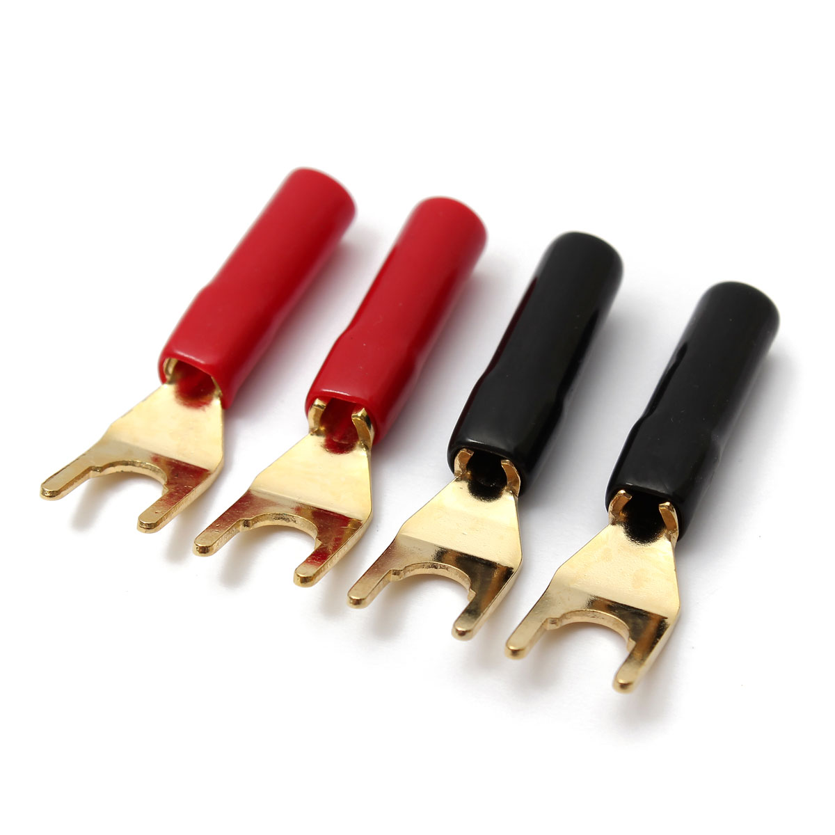 4Pcs Y-style Spade Banana Plug - Gold Cutlery Flatware recension och pris