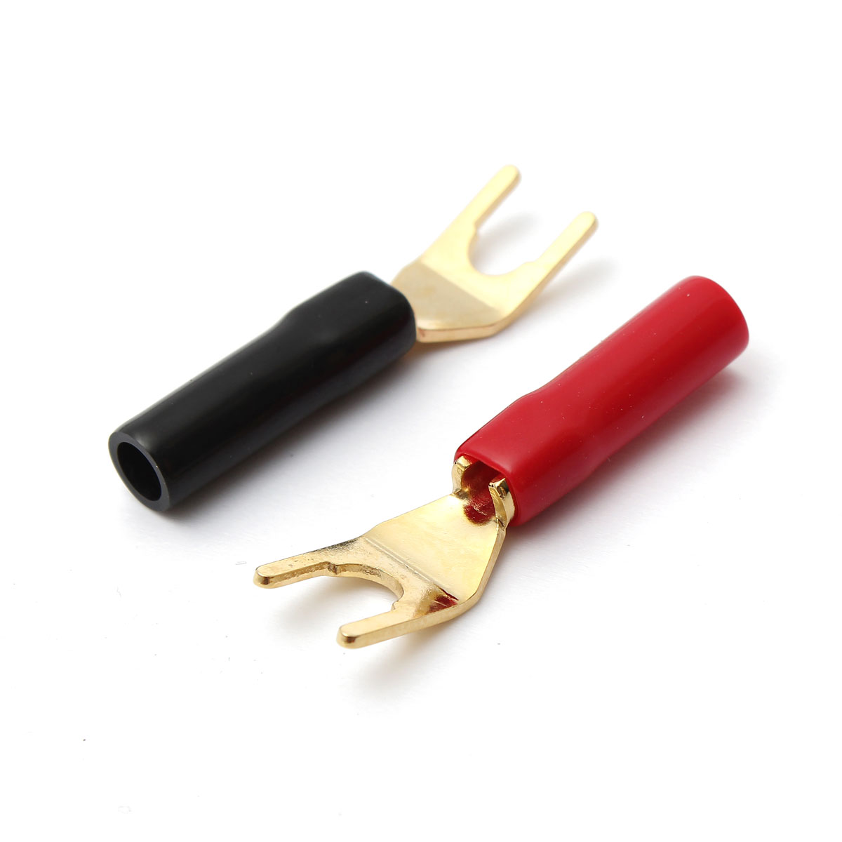 4Pcs Y-style Spade Banana Plug - Gold Cutlery Flatware recension och pris