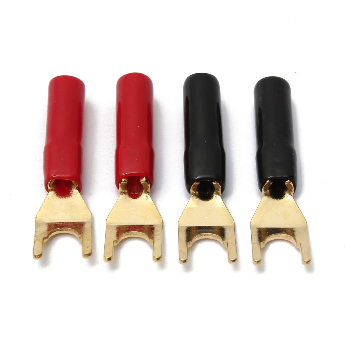 4Pcs Y-style Spade Banana Plug - Gold Cutlery Flatware recension och pris