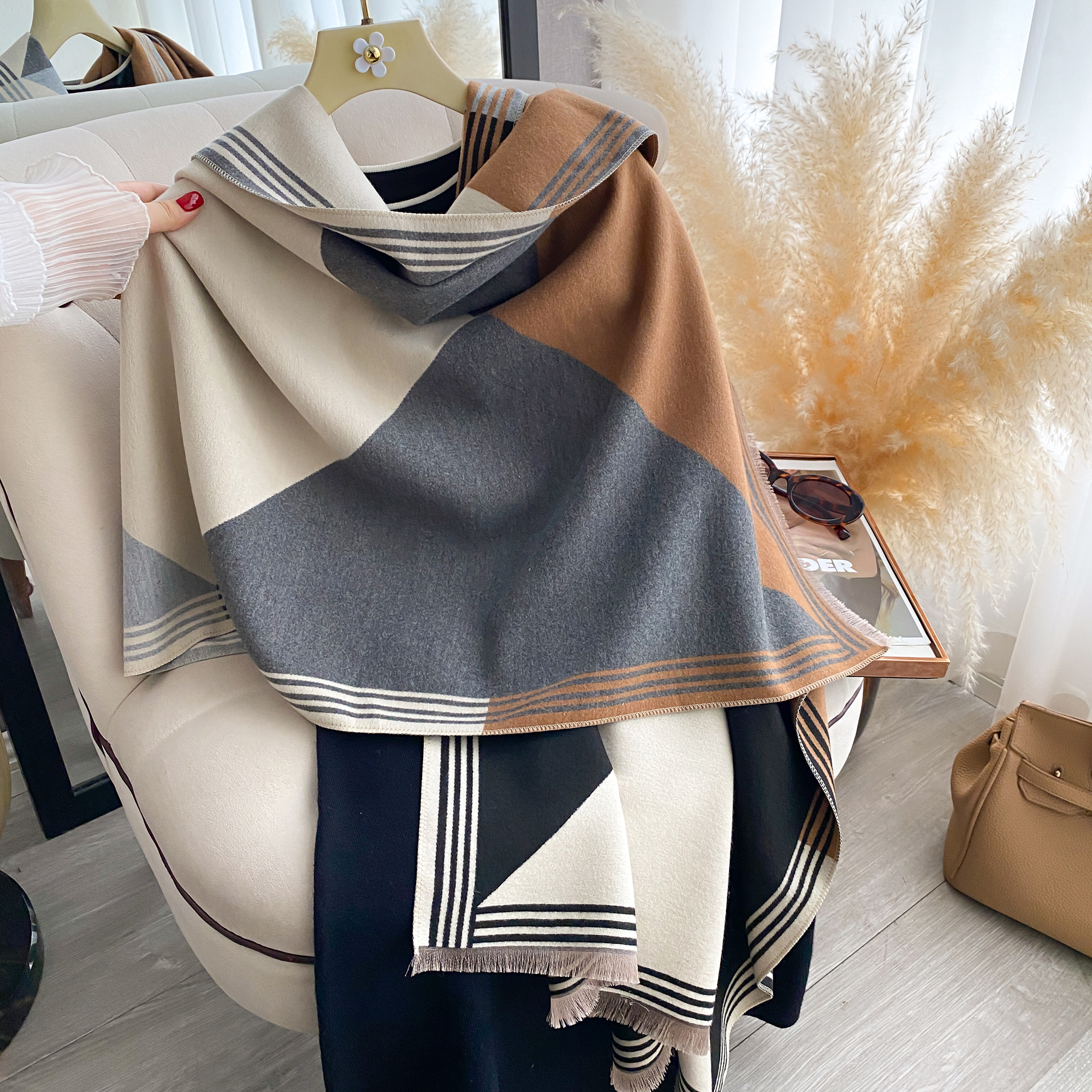 2025 Luxury Winter Cashmere Sc - Cashmere Throw Blanket recension och pris
