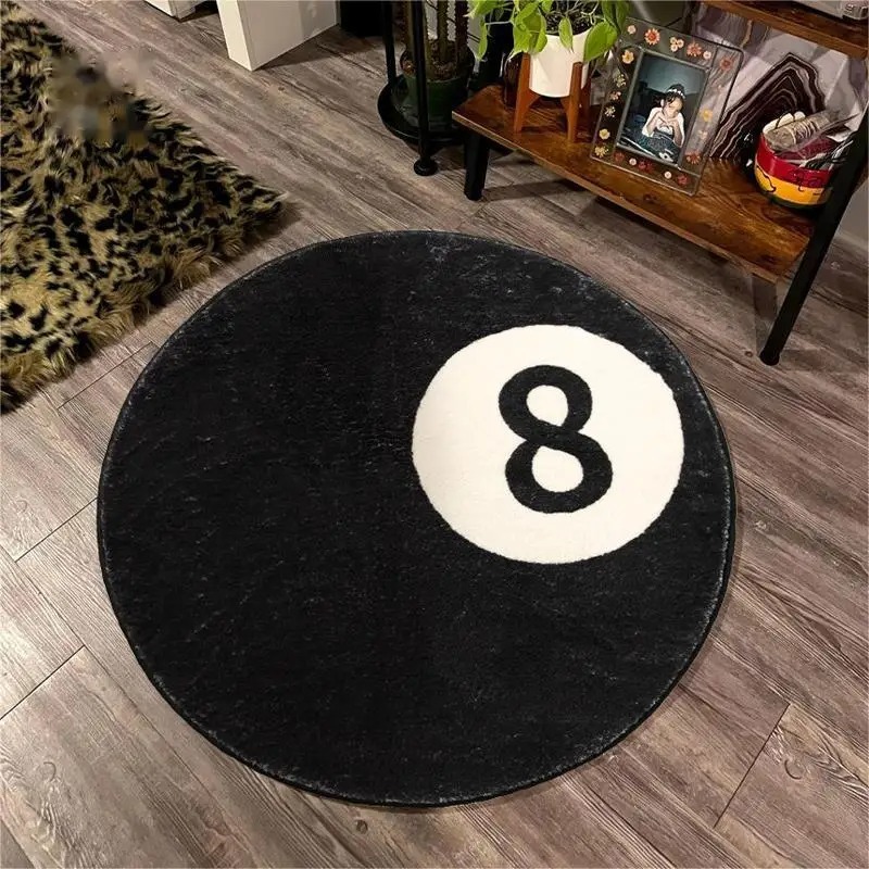1PC Simple Black No. 8 Imitati - Cashmere Throw Blanket recension och pris