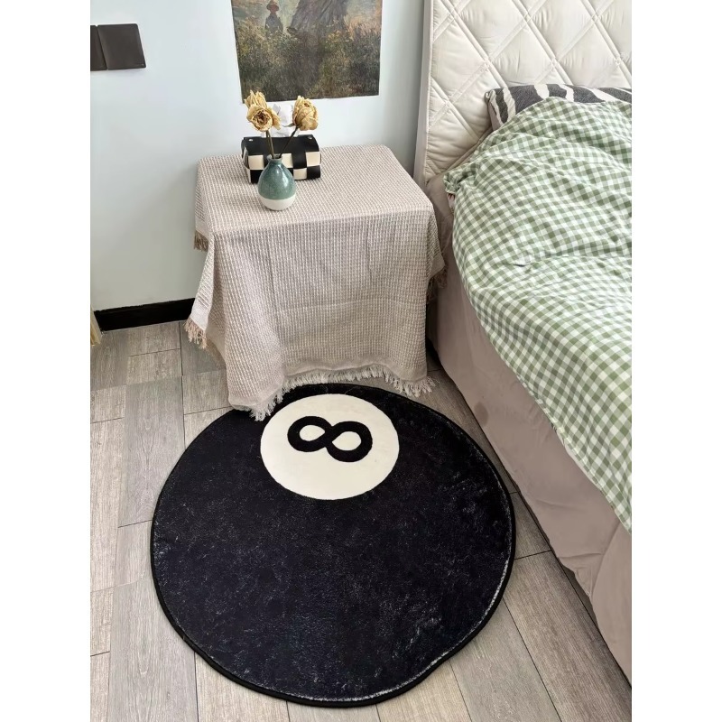 1PC Simple Black No. 8 Imitati - Cashmere Throw Blanket recension och pris