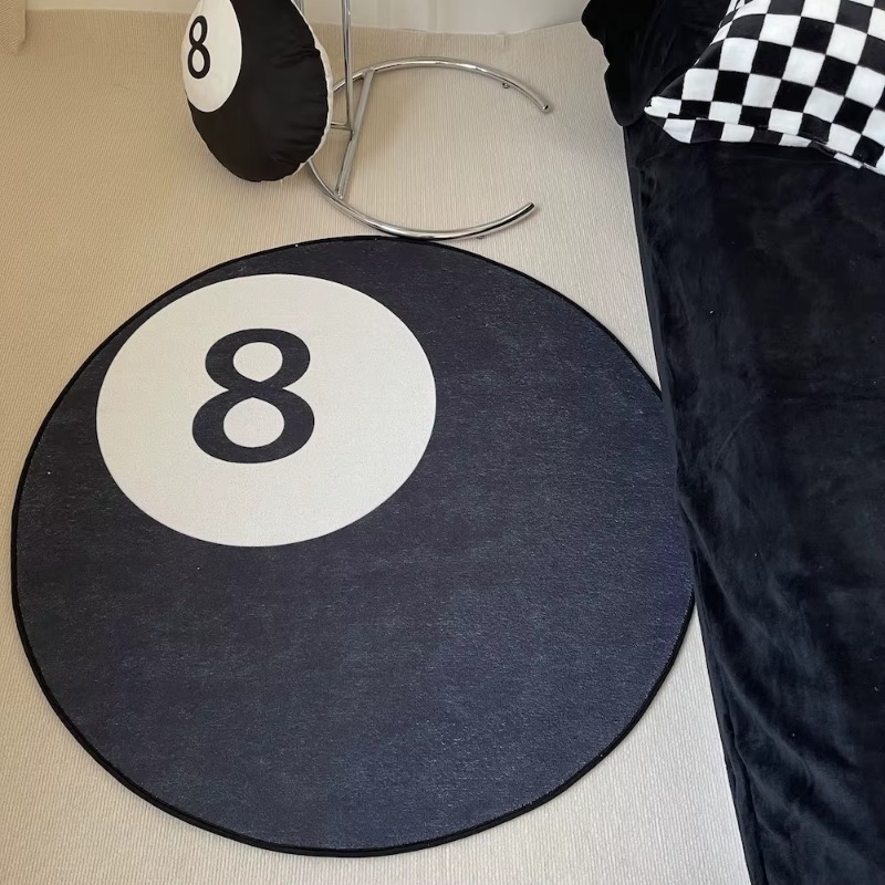 1PC Simple Black No. 8 Imitati - Cashmere Throw Blanket recension och pris