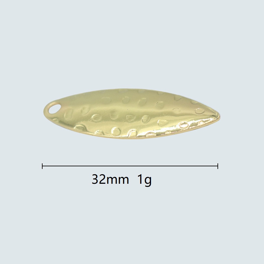 10Pcs/lot Willow leaf Sequin P - Gold Cutlery Flatware recension och pris