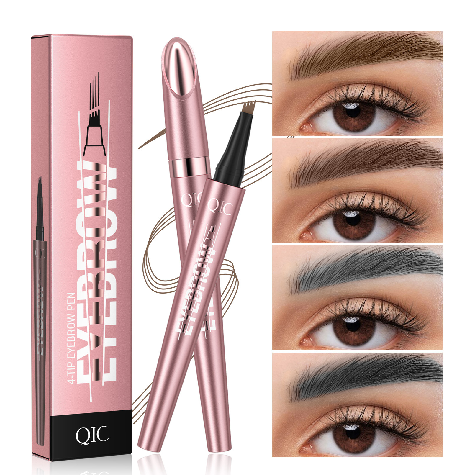 4 Fork Tip Eyebrow Pencil 3D M - Gold Cutlery Flatware recension och pris