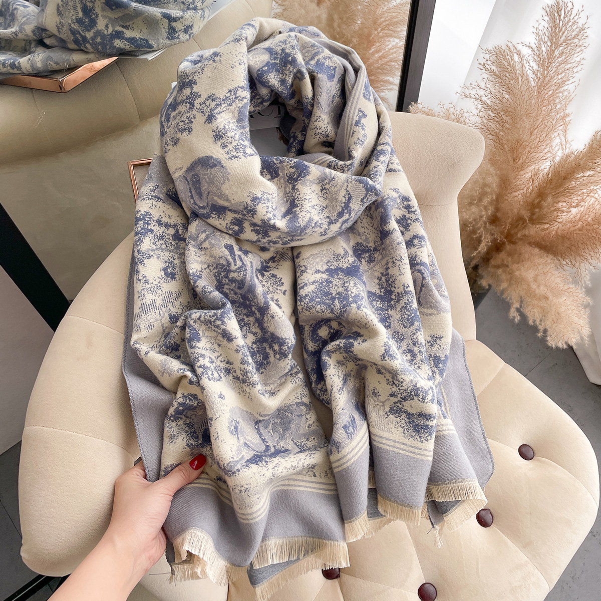 Luxury Winter Cashmere Scarf W - Cashmere Throw Blanket recension och pris