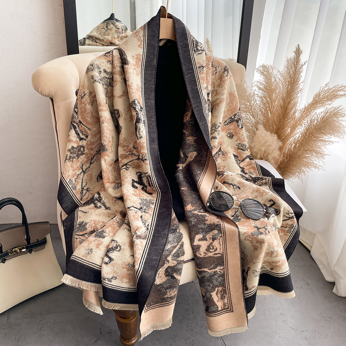 Luxury Winter Cashmere Scarf W - Cashmere Throw Blanket recension och pris
