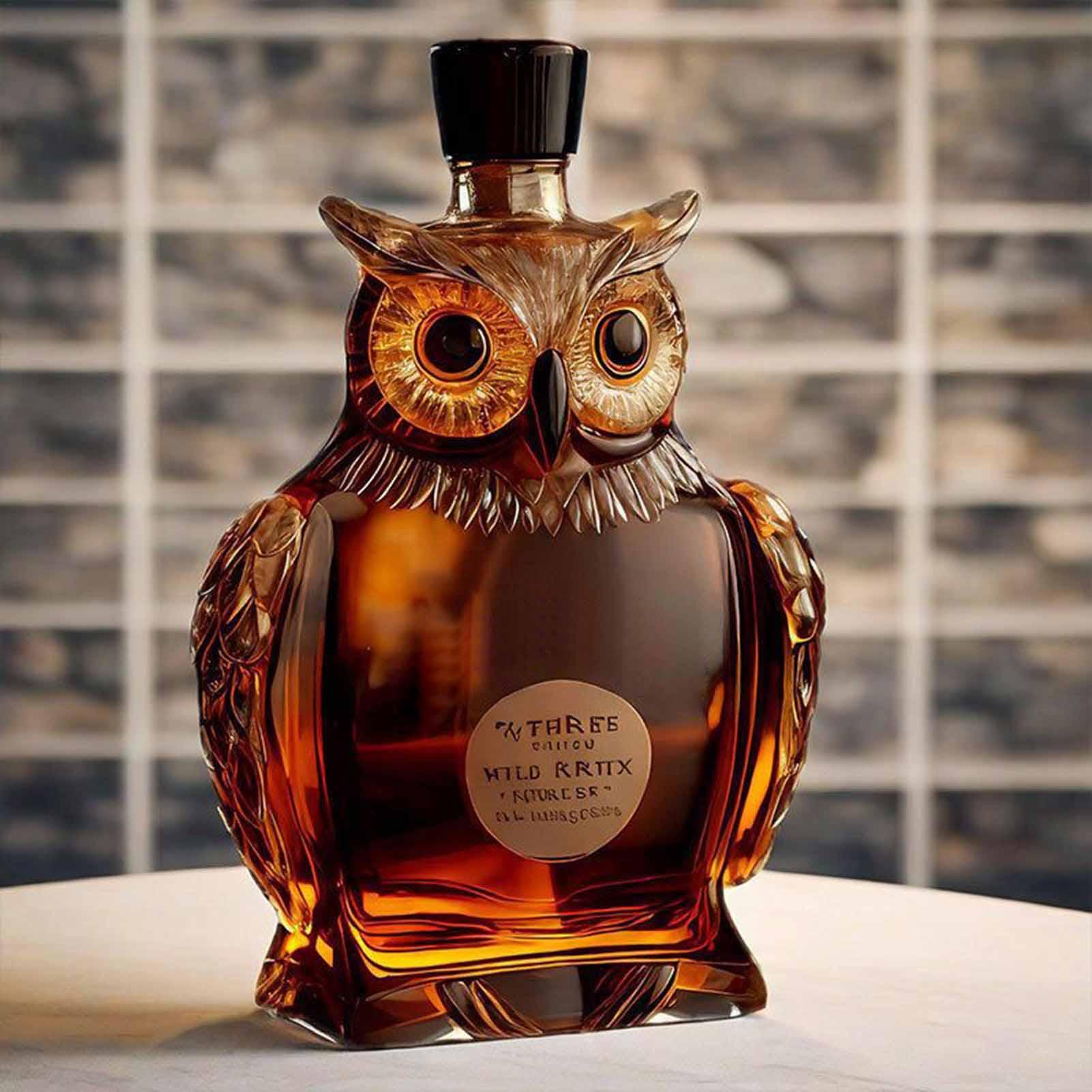 Owl Shape Home Bar Decanter 35 - Glass Decanter Whiskey recension och pris