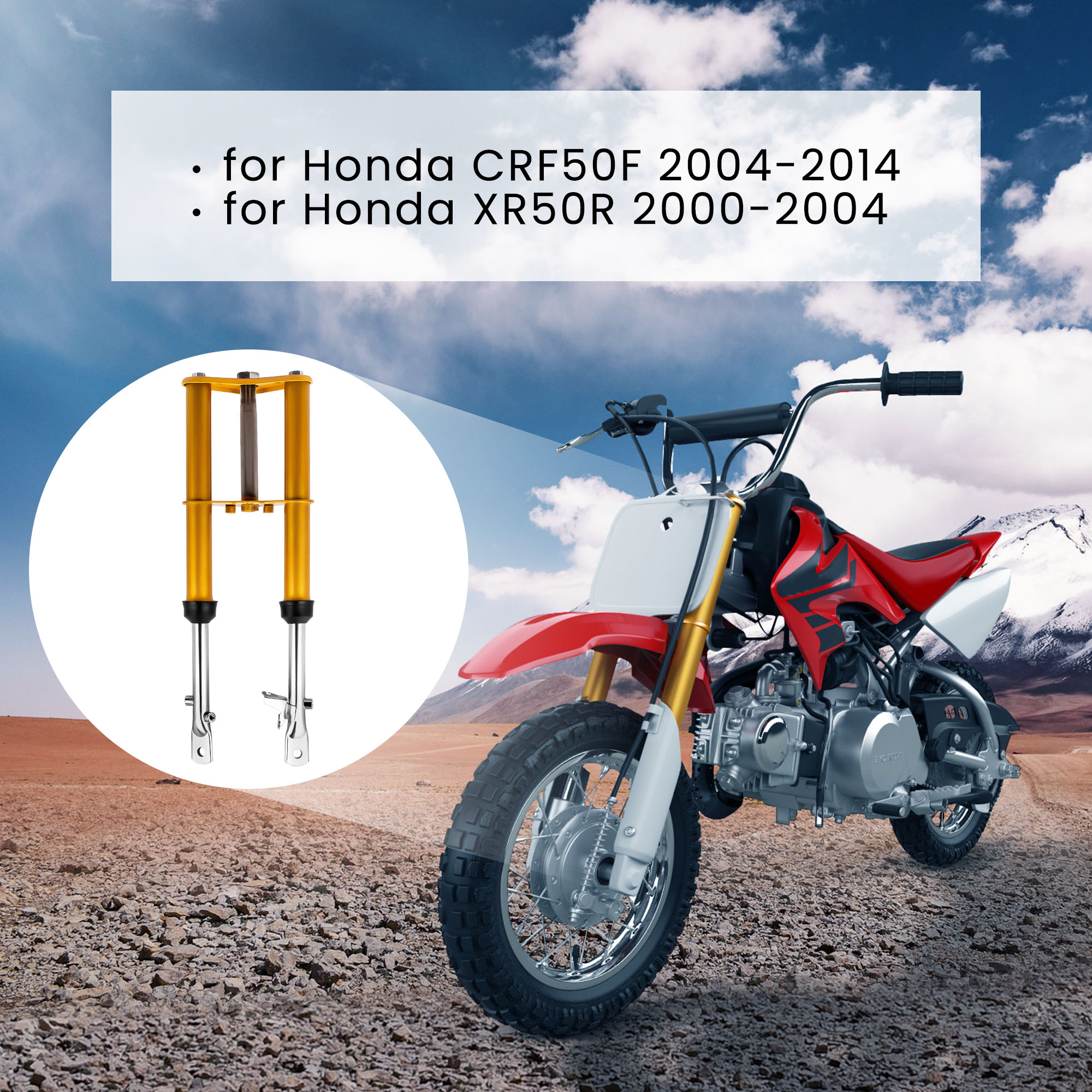 Complete Front Forks Shock Sus - Gold Cutlery Flatware recension och pris