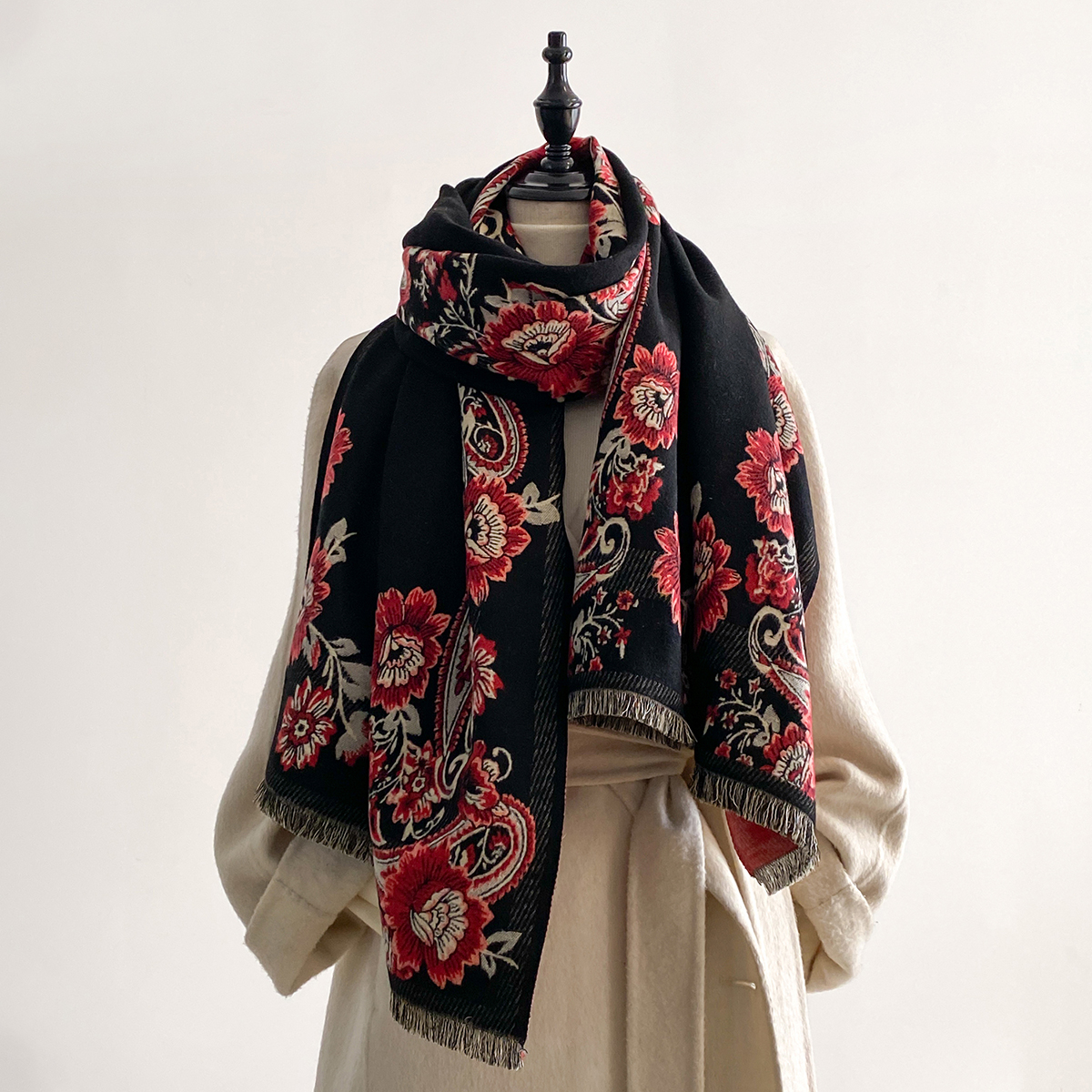2025 Winter Luxury Imitation C - Cashmere Throw Blanket recension och pris